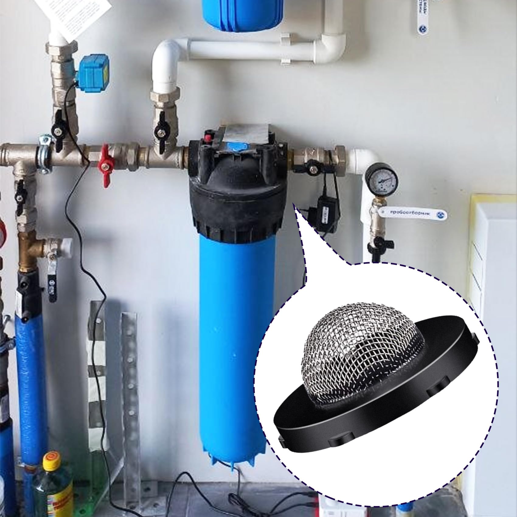 VARMDUKKE rubber seal washer ensures a watertight seal