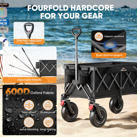 VARRONOBE durable design withstands beach and camping use