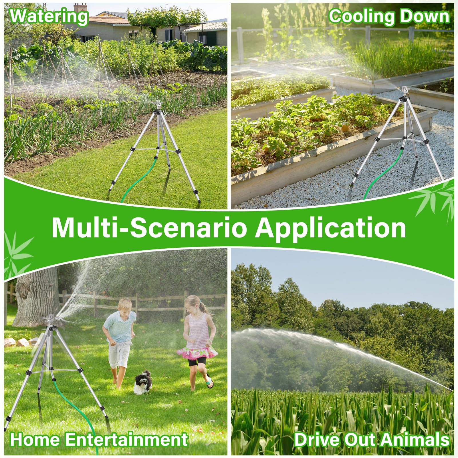 VASALAID versatile irrigation for yard, garden, and patio