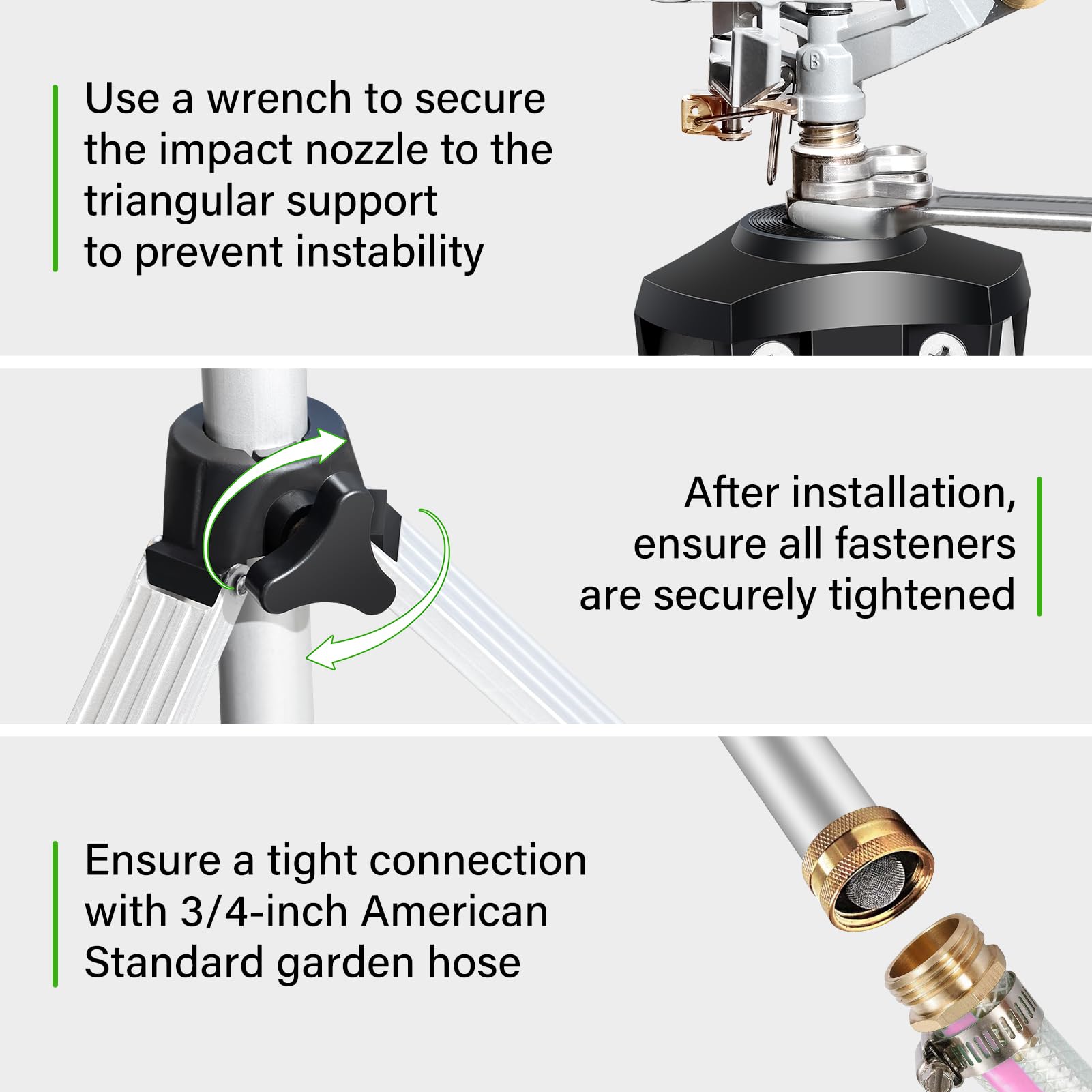VASALAID heavy-duty metal construction withstands weather and high pressure