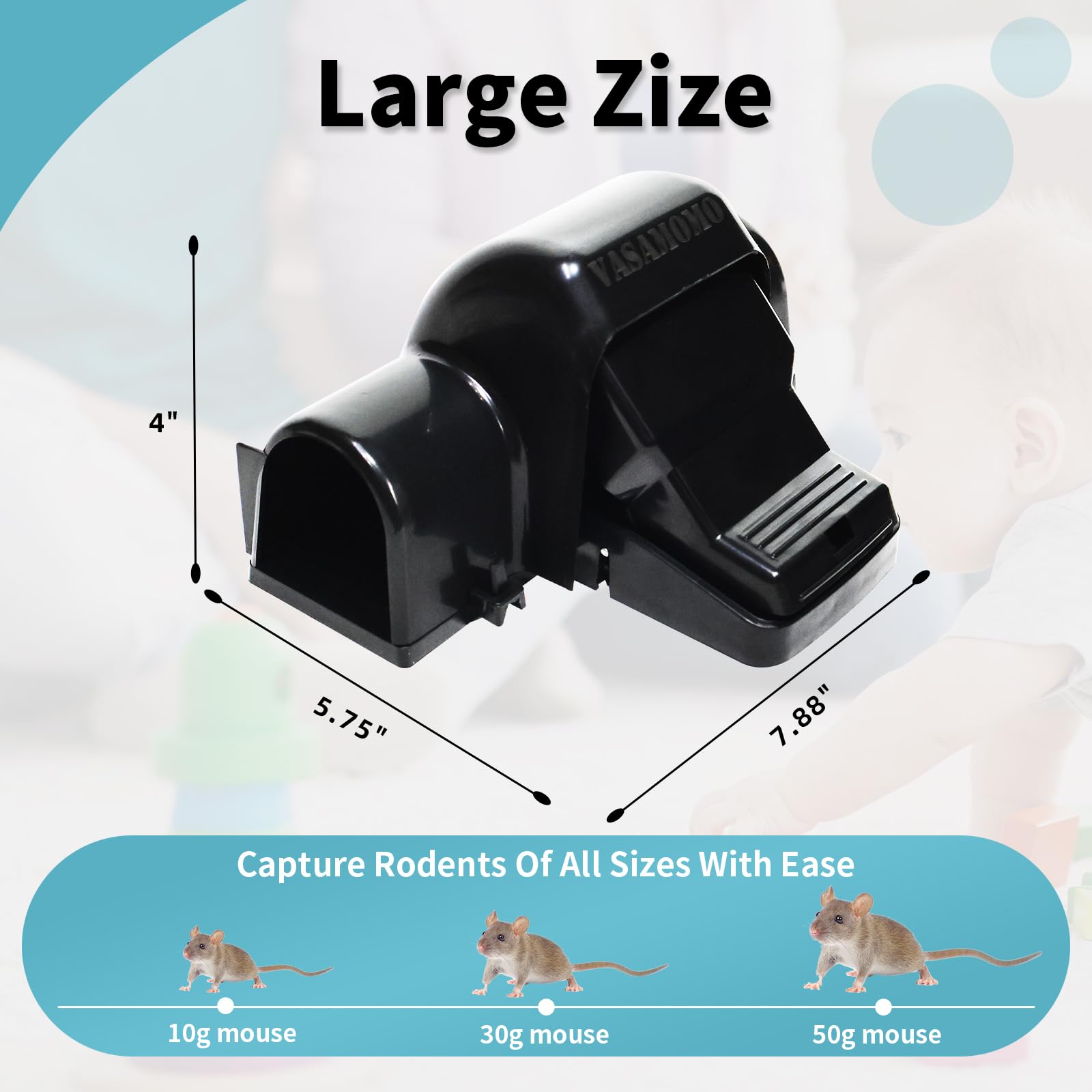 VASAMOMO trap is washable and reusable for long-term use.