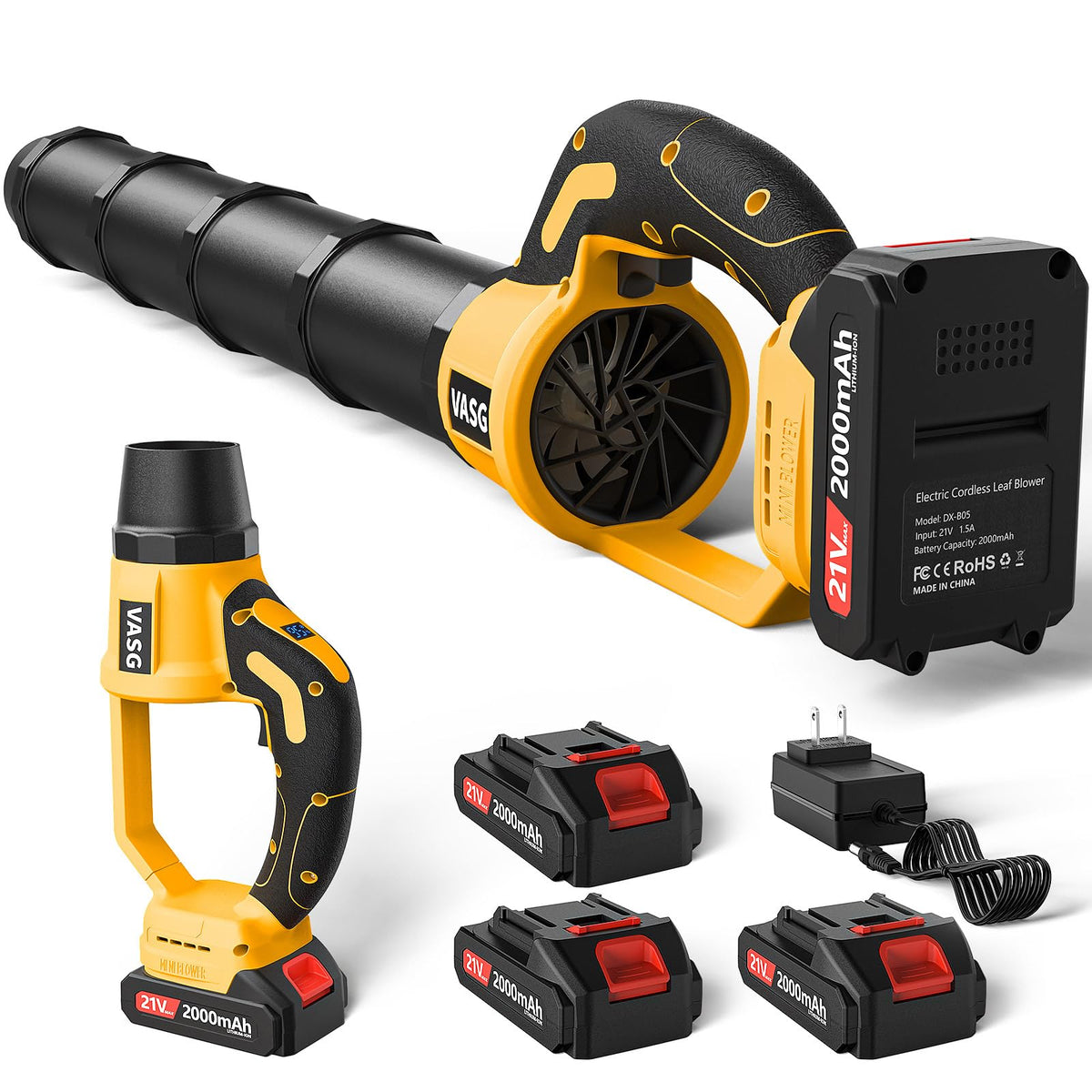 VASG Leaf Blower Cordless in action for effortless lawn cleanup.