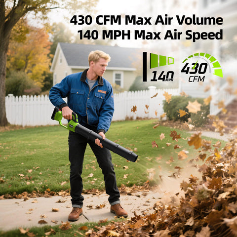 VASG leaf blower fast charger powering interchangeable batteries for continuous cleanup.