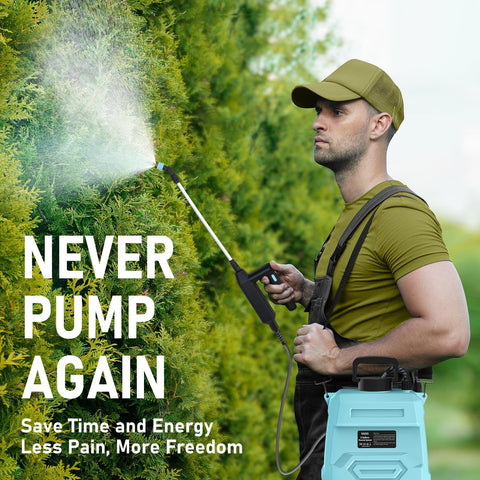 VASG sprayer with 5 nozzles enabling precise weed control and versatile applications.