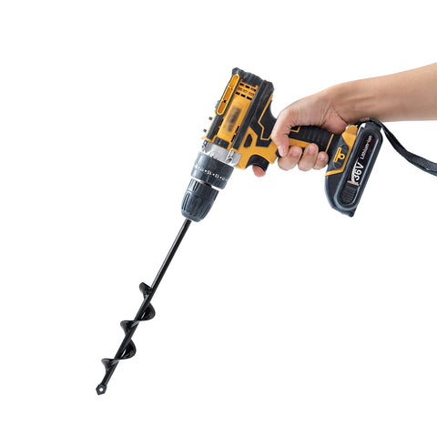 VASGOR auger set preparing posthole in sand 3-5x12