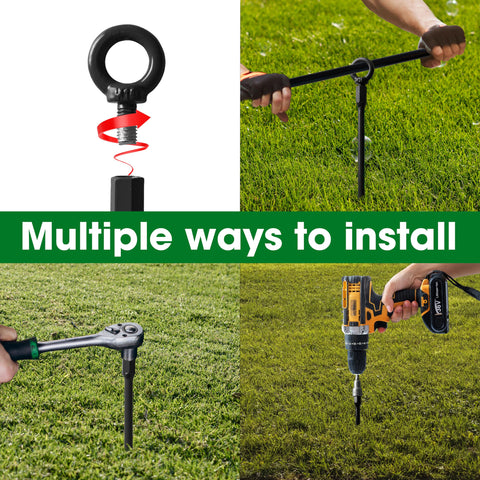 VASGOR drill adapter in use enables fast installation with compatible tools.