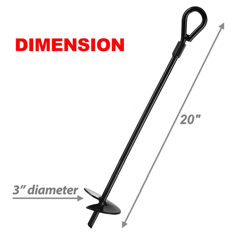 VASGOR ground anchors with drill attachment for fast installation.