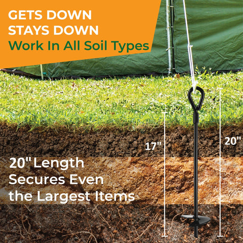 VASGOR heavy-duty steel anchors close-up showing rugged durability.