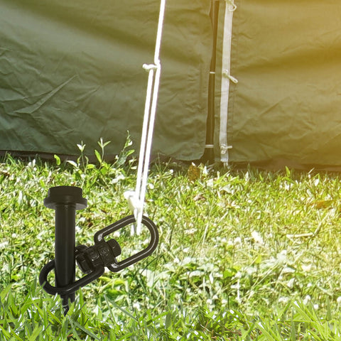 VASGOR secured swing set in wind for safety