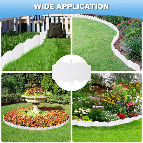 Vashly durable, weather-resistant border for outdoor edges.