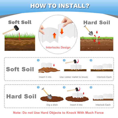 Vashly No-Dig installation shown with mallet for quick setup.