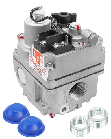 Vaticas 700-506 gas valve front view, compact design for versatile residential applications.