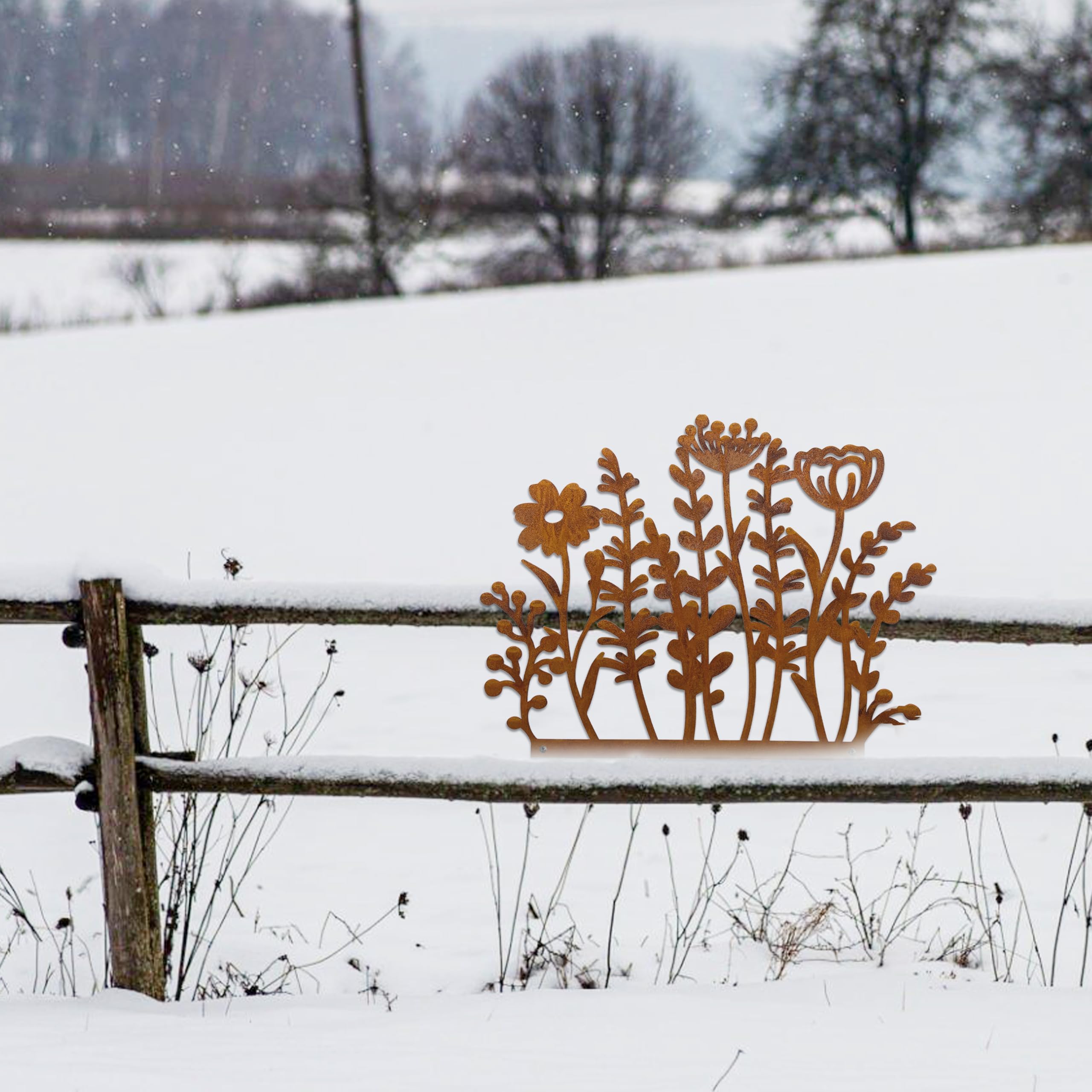 Vausart metal construction offers long-lasting stability for garden displays