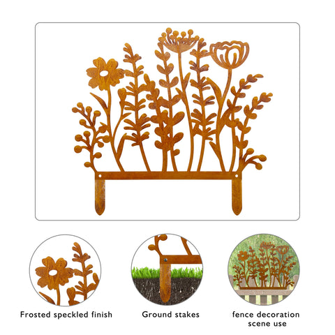 Vausart stakes are easy to install in ground or on fences