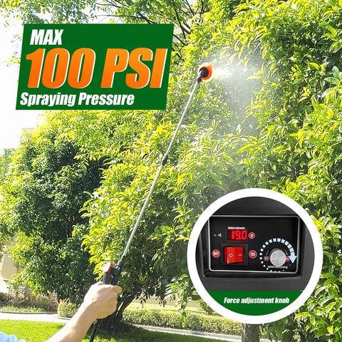 VAXMAY adjustable-psi knob offers a gentle mist or strong spray.