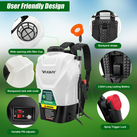 VAXMAY ergonomic backpack straps reduce shoulder fatigue.