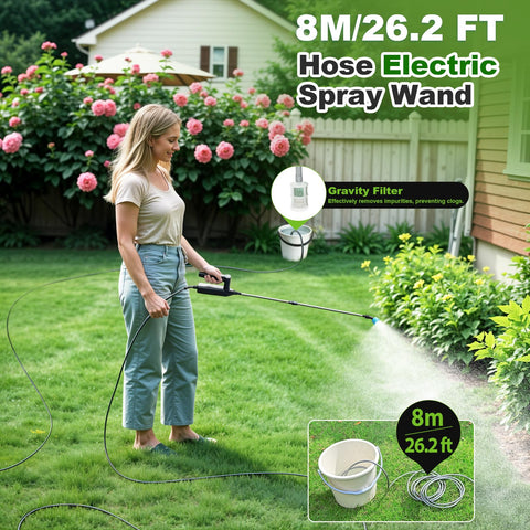 VAXMAY wand offers four adjustable nozzles for versatile spray patterns.