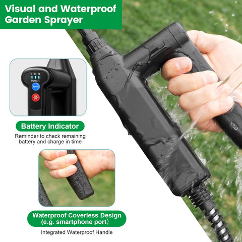 VAXMAY sprayer with 3 nozzle options for versatile coverage.