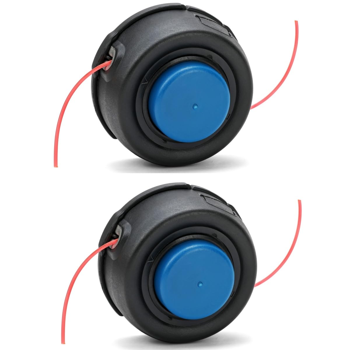 VBSYBO upgraded T35 trimmer head 2-pack installed on Husqvarna for fast line feeds