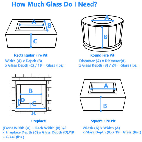 vchin 10lb bag covers 28-30 inch fire tables with ample glass