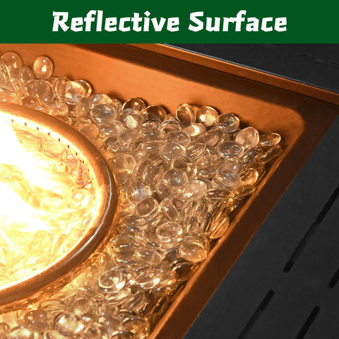 VCHIN fireplace glass crystal luster for cozy ambiance