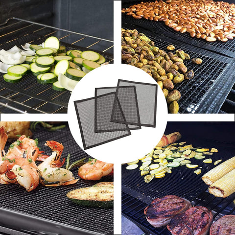 VCHOMY multipurpose grill mats fit Weber Char-Broil and more