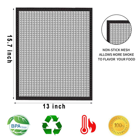 VCHOMY close-up of non-stick mesh texture for easy food release.