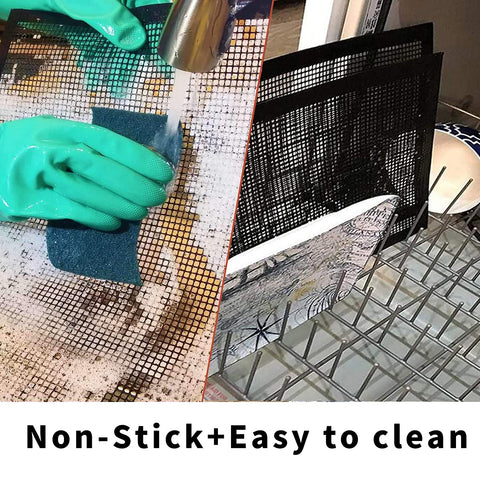 VCHOMY oven-safe and grill-ready mats extend cooking options