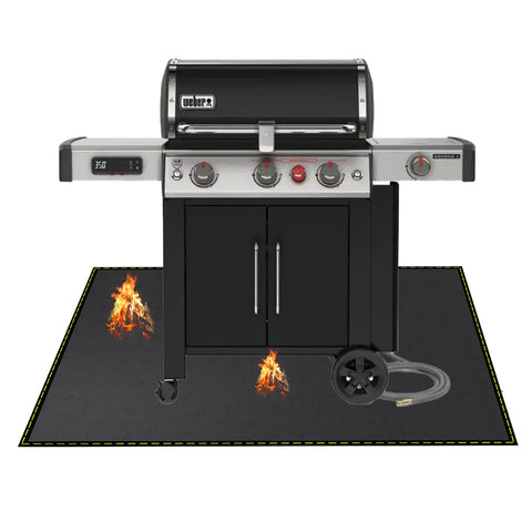 VCHOMY under grill mat large 48x30 protecting patio from heat and spills.