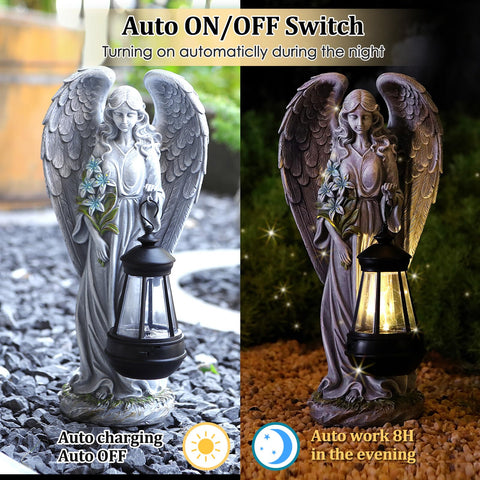 VChymm front yard lawn ornament elevates outdoor decor with durable resin.