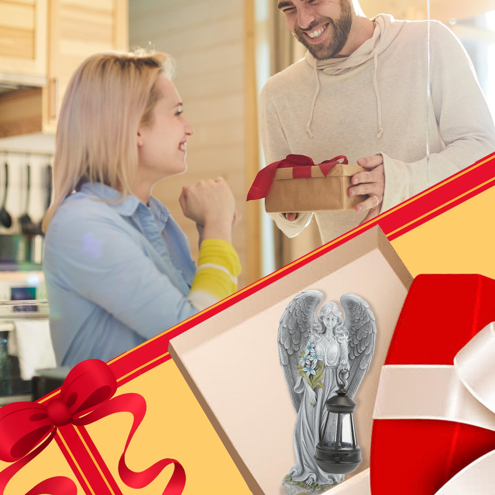 VChymm gift angel decor ideal for mom or grandma.