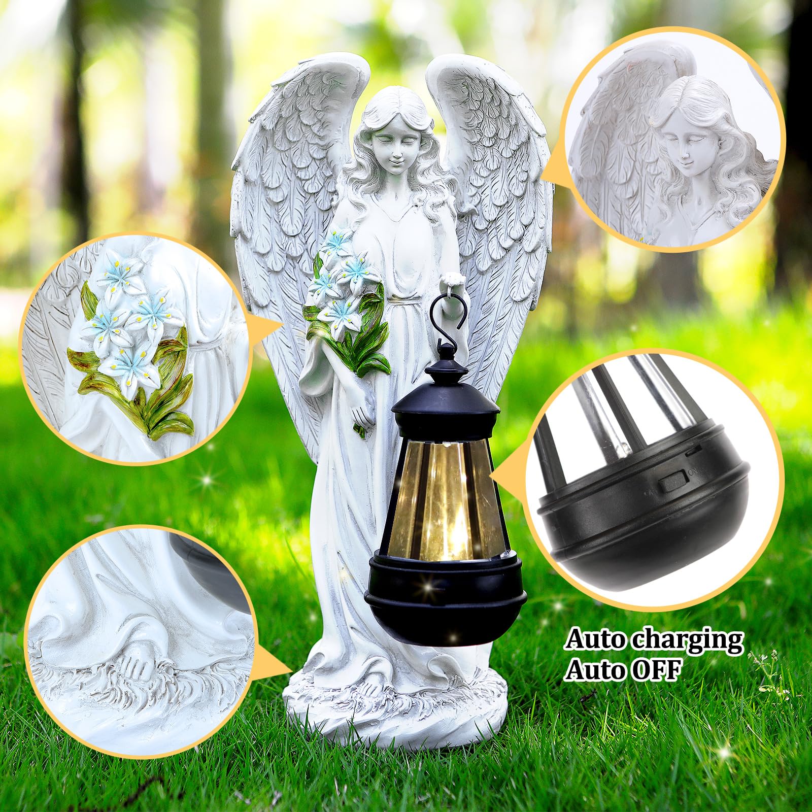VChymm Solar Angel closeup-paint shows durable UV-resistant finish.