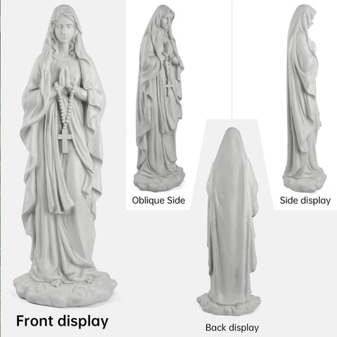 VChymm weather-resistant resin finish protects statue in all seasons.