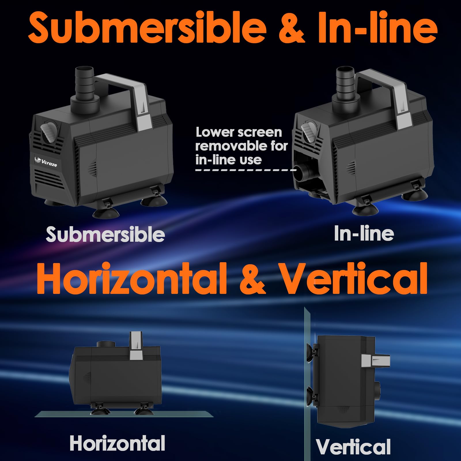 VCRAZE epoxy encapsulated motor provides IP68 protection