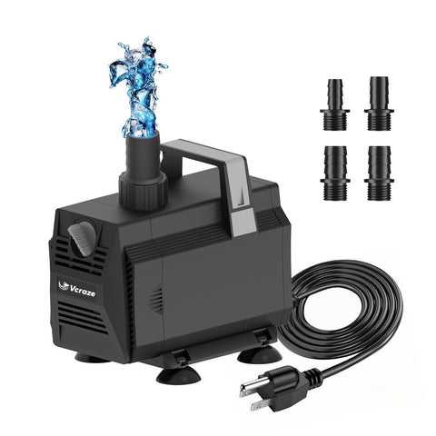 VCRAZE submersible pump front view for efficient water circulation