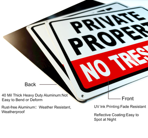 VCXIHO reflective surface ensures clear notices day and night.