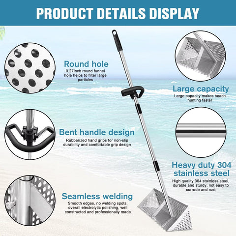 Vdsfand stainless steel construction for durable beach use