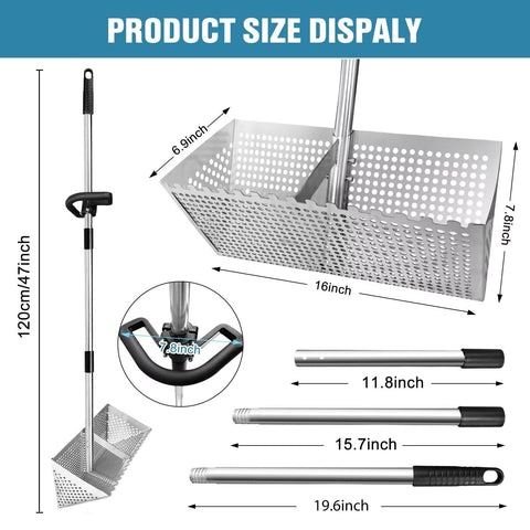 Vdsfand Three-section detachable handle for easy transport