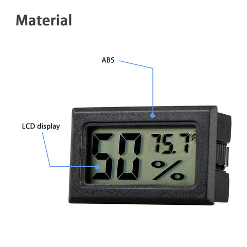 Veanic guitar case humidity monitor with clear LCD readout