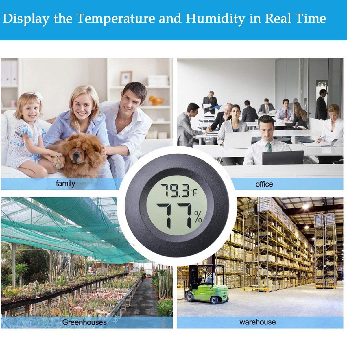 Veanic mini hygrometer reptile-enclosure highlights safe humidity levels for enclosures.