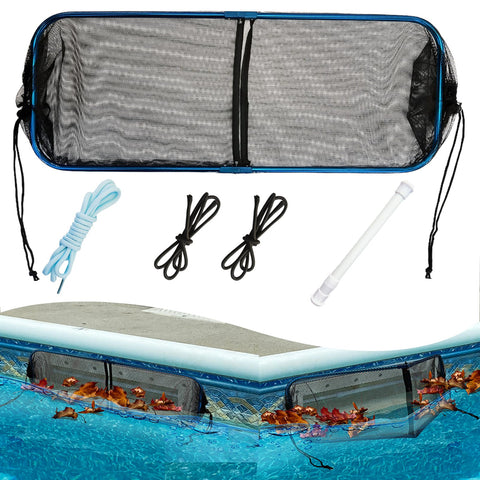 Vecacosic pool skimmer guard with anti-rust frame protecting the pump area.