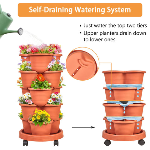 VECELO built-in drainage prevents waterlogging for healthier plants.