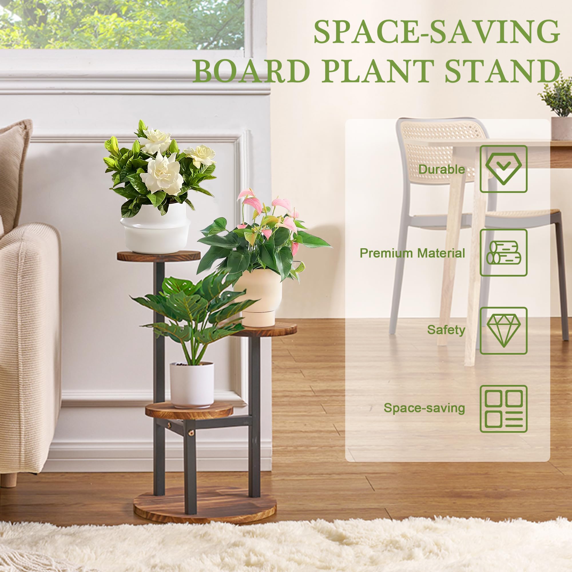 VECELO easy-assemble stand with included tools for quick setup.