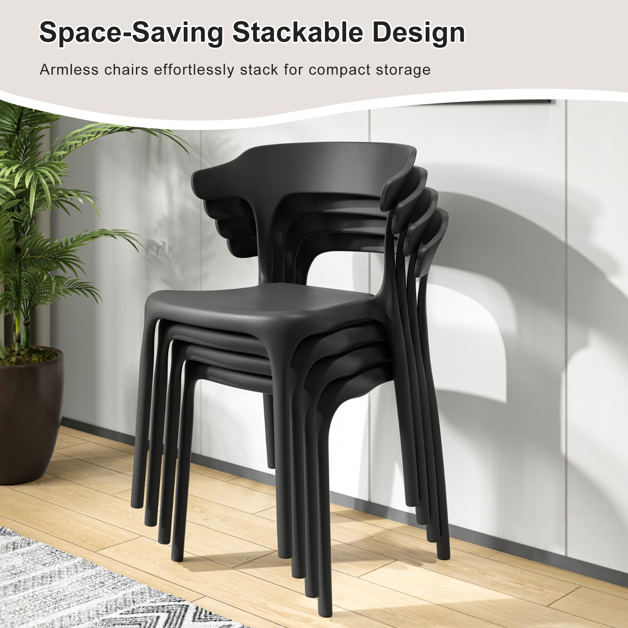 VECELO lightweight yet sturdy chair base for easy movement.