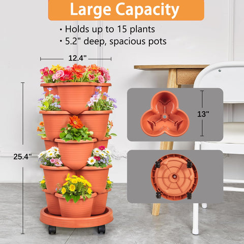 VECELO supports herbs, berries, flowers, and vegetables on a balcony.