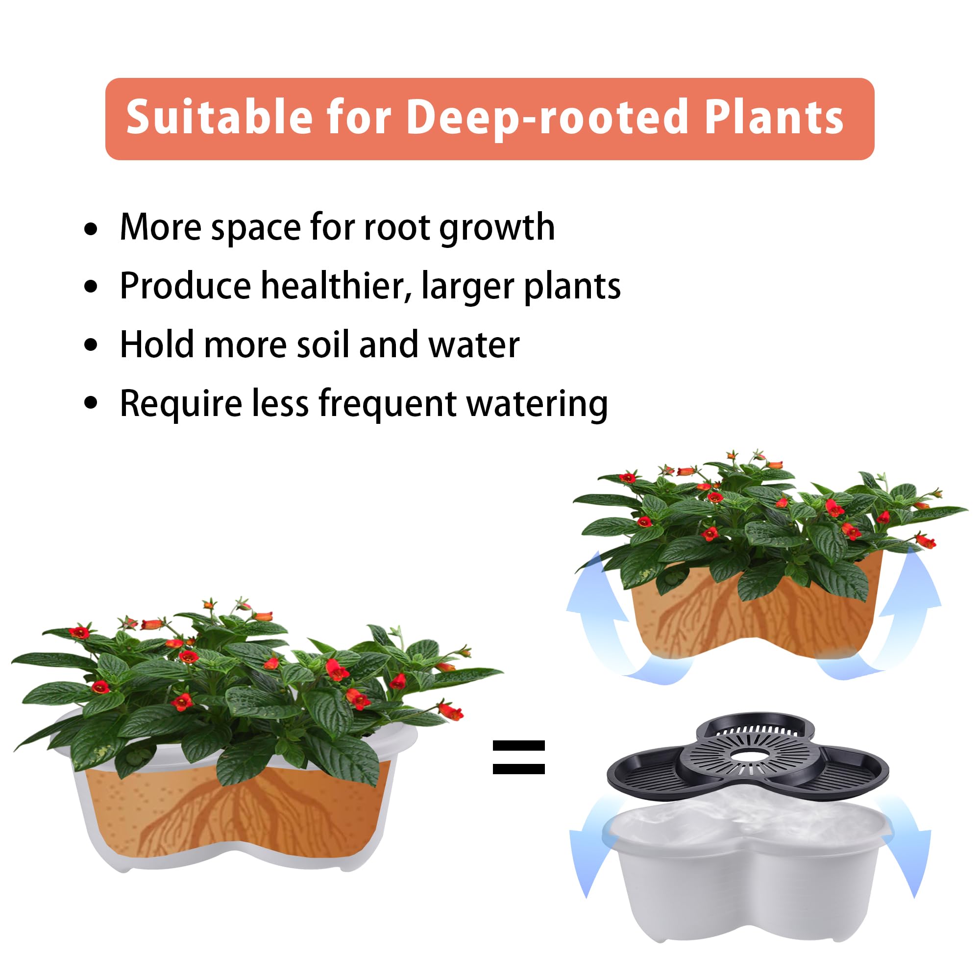 VECELO vertical garden kit includes hardware for quick assembly and sturdy stacking.