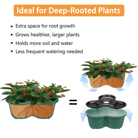 VECELO hanging chain enables flexible hanging or anchoring for extra growing space.