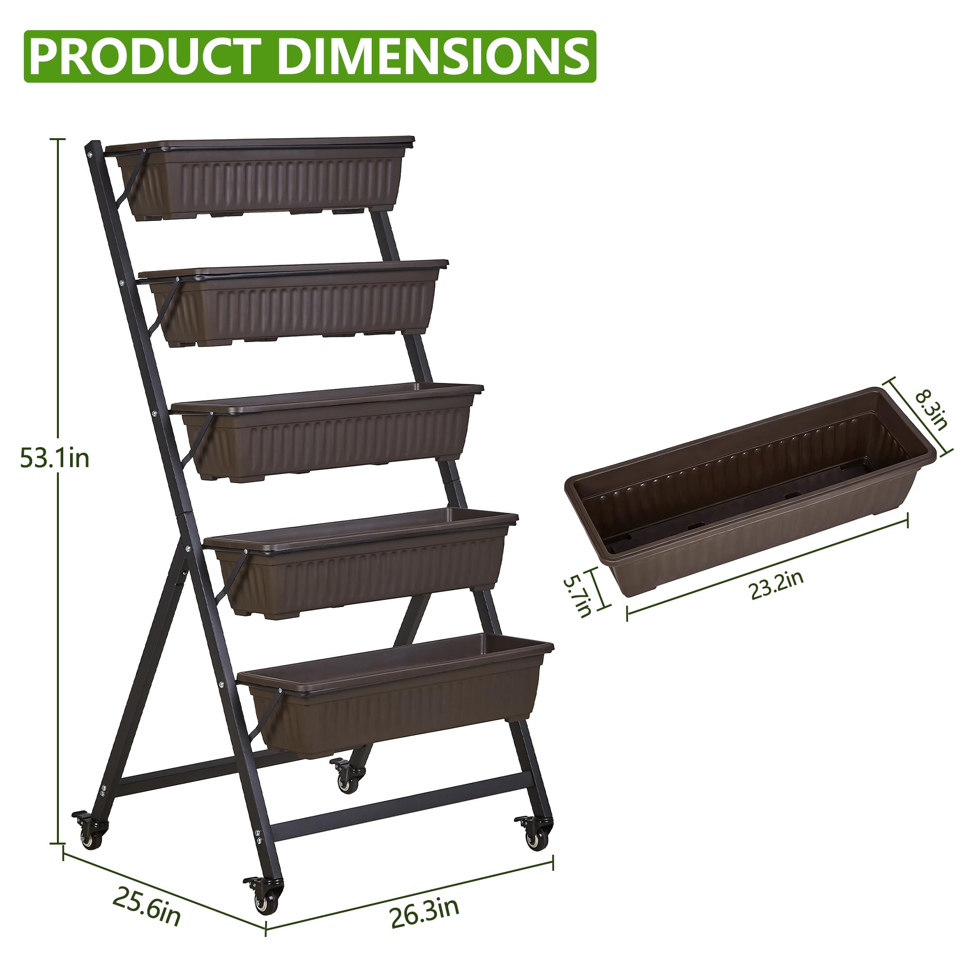 VECELO sturdy frame closeup, highlighting outdoor longevity and stability.