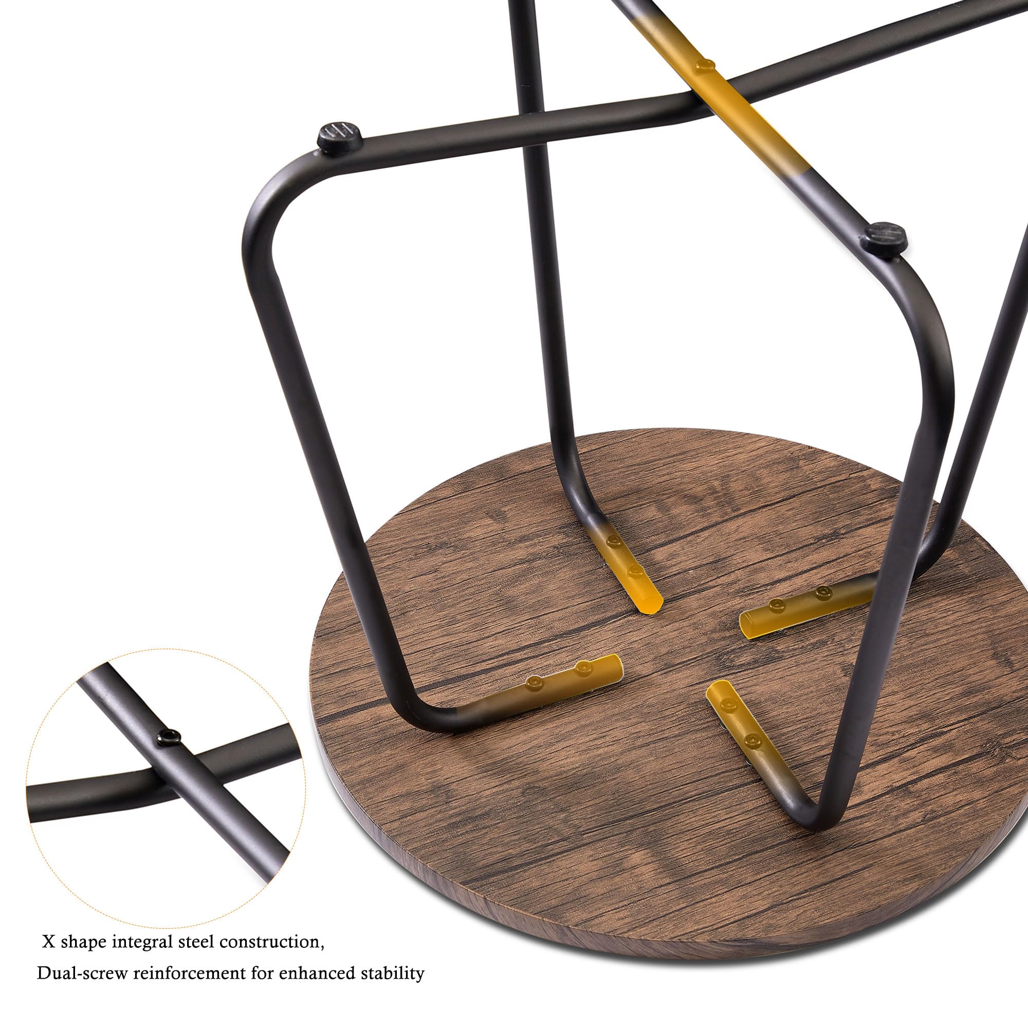 VECELO table demonstrates robust 55-lb load capacity for everyday items.