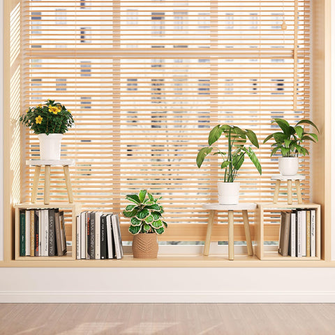 Vecxoty space-saving indoor plant stands fit corners and shelves neatly